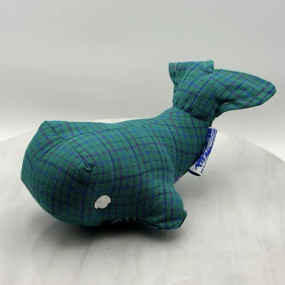 HomerWhales Made in Homer Alaska Handmade Fabric Whale Plush Pair Souvenir Decor